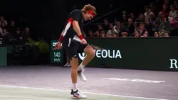 Andrey Rublev desató su furia consigo mismo
