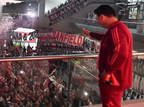 Gallardo y una sorpresiva pregunta en medio del masivo banderazo de los hinchas de River