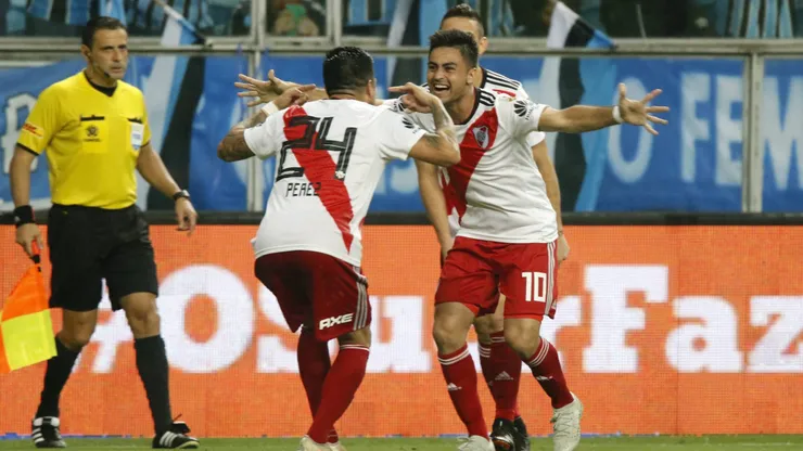 La recordada victoria frente a Gremio en Brasil.