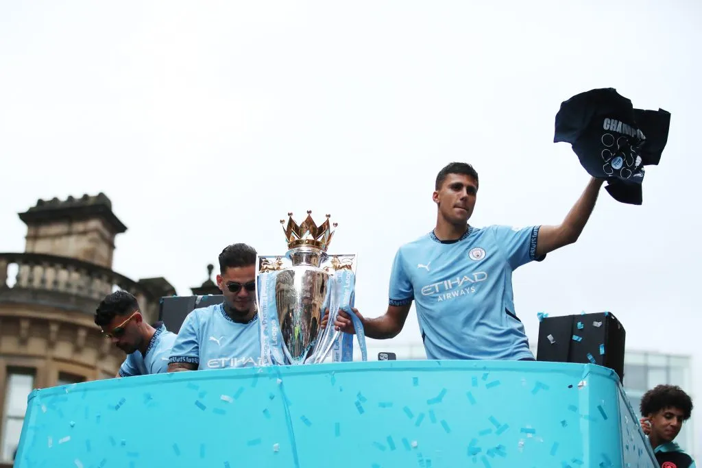 Rodri, cerebro de Manchester City en la temporada 2023/2024.