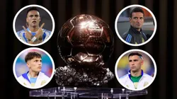 Emiliano Martínez, Lautaro Martínez, Alejandro Garnacho y Lionel Scaloni serán los representantes de la Selección Argentina en la ceremonia del Balón de Oro.