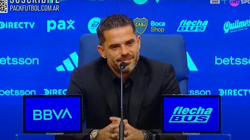 Fernando Gago habló en conferencia de prensa.