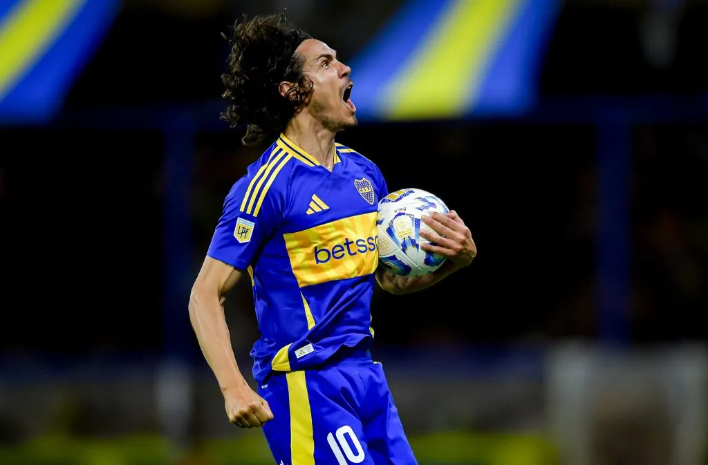 Edinson Cavani, autor del gol de Boca.