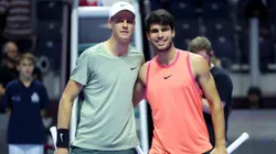 Jannik Sinner y Carlos Alcaraz, juntos.