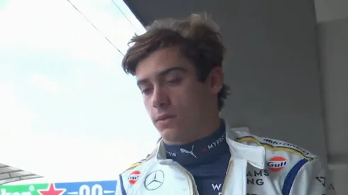 Franco Colapinto, frustrado por no poder avanzar a la Q2.