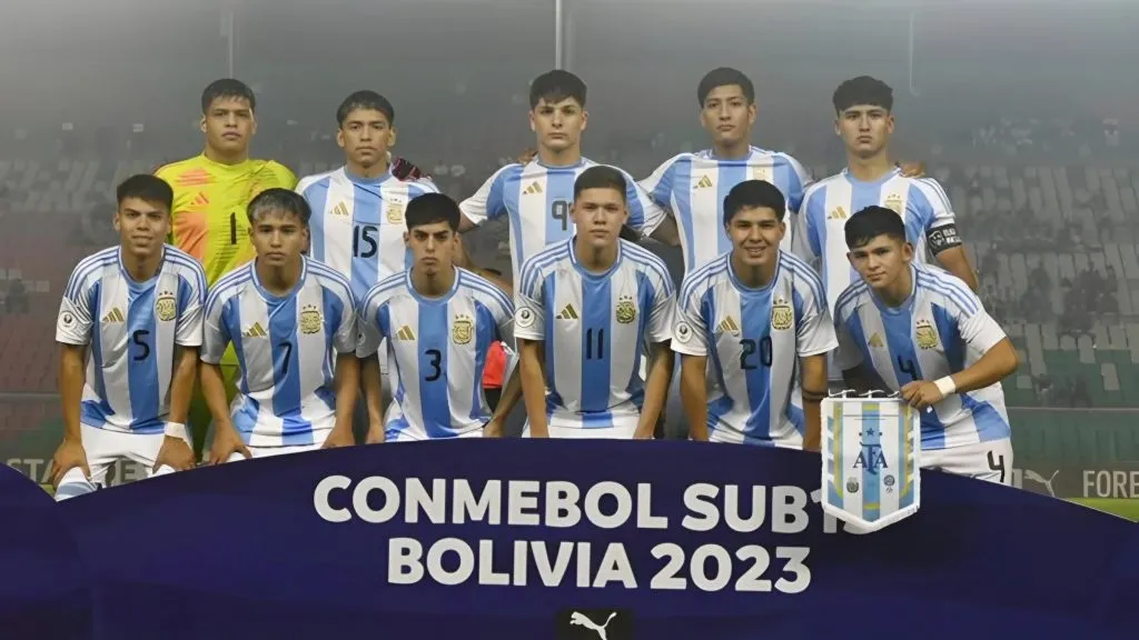 La Selección Argentina que participó del Sudamericano en Bolivia, que se pasó de 2023 a 2024.