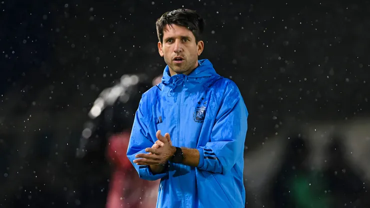 Diego Placente, entrenador de la Selección Argentina Sub 17.