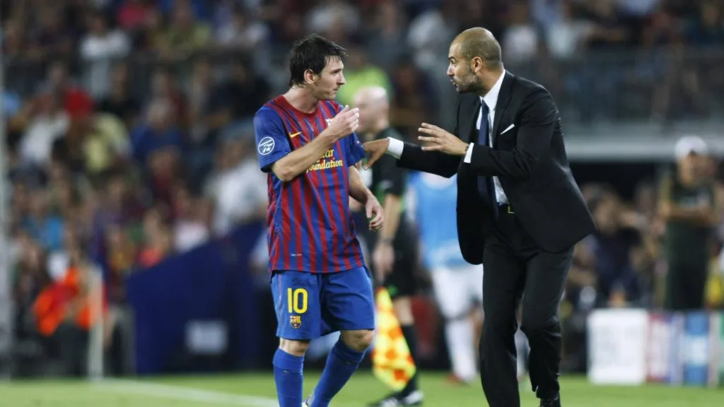 Messi y Guardiola, leyendas del Barça (IMAGO / AFLOSPORT).