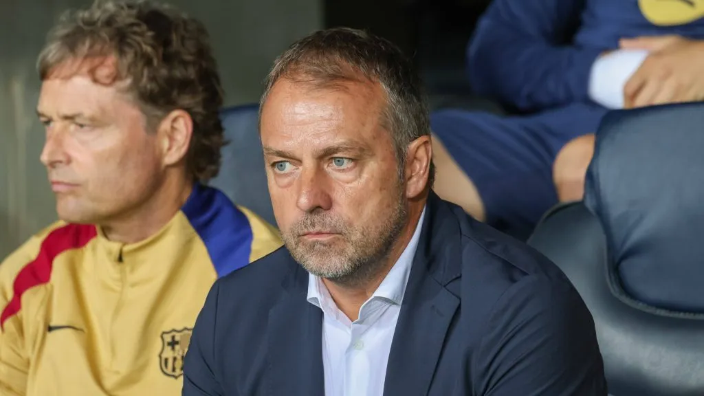 Hansi Flick, actual DT de Barcelona (IMAGO / Eibner).