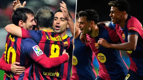Messi, Iniesta y Xavi, el pasado, mientras que Lamine Yamal y Pedri son el presente y futuro del Barça.