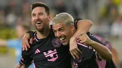 Messi y Suárez con la camiseta de Inter Miami.