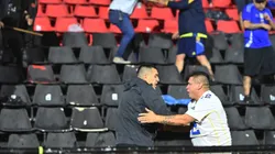 Juan Román Riquelme separó a los hinchas de Boca de la Policía.