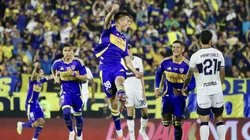 El festejo de Aarón Anselmino ante Gimnasia.