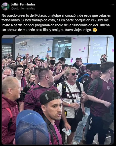 Fuente: X @yojulifernandez