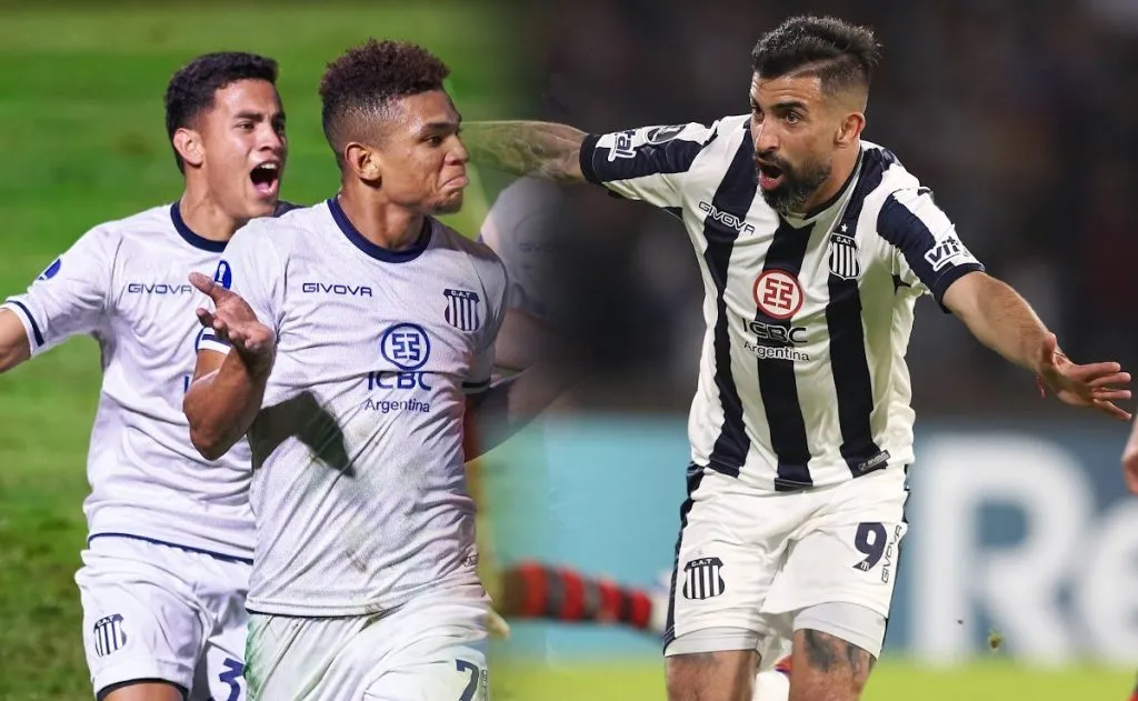 Diego Valoyes y Michael Santos, dos de los jugadores por los que investigan a Talleres. (Foto: Prensa Talleres)