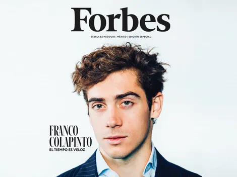 Franco Colapinto, tapa de la revista Forbes: "Nunca pensé que el debut sería así"