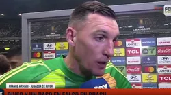 Franco Armani habló tras el 0-3 en Brasil.