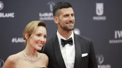 Novak Djokovic junto a Jelena Ristic.