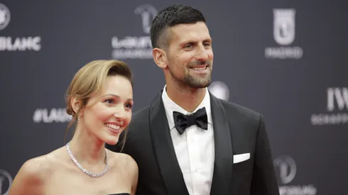 Novak Djokovic junto a Jelena Ristic.
