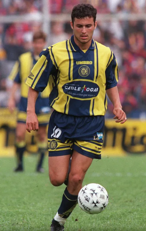 González en sus comienzos en Rosario Central.