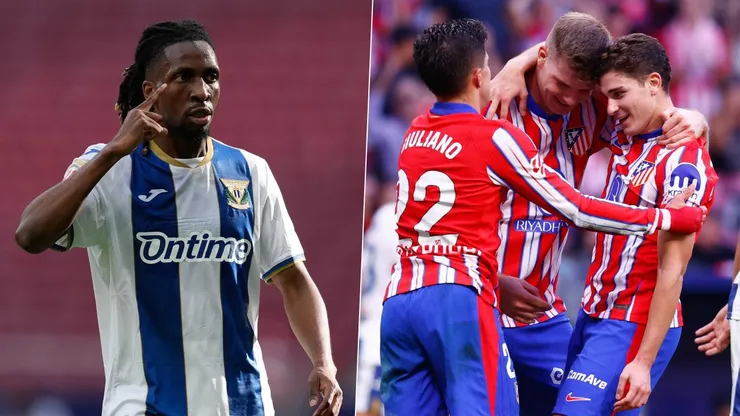 Yvan Neyou ninguneó a Giuliano Simeone al decir en zona mixta post Atlético de Madrid vs. Leganés que no lo conocía.