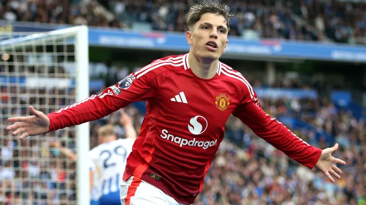 Alejandro Garnacho es el goleador de Manchester United en lo que va de la temporada 2024/2025.