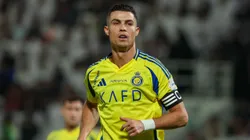 Cristiano Ronaldo, en el partido entre Al Nassr y Al Shabab.