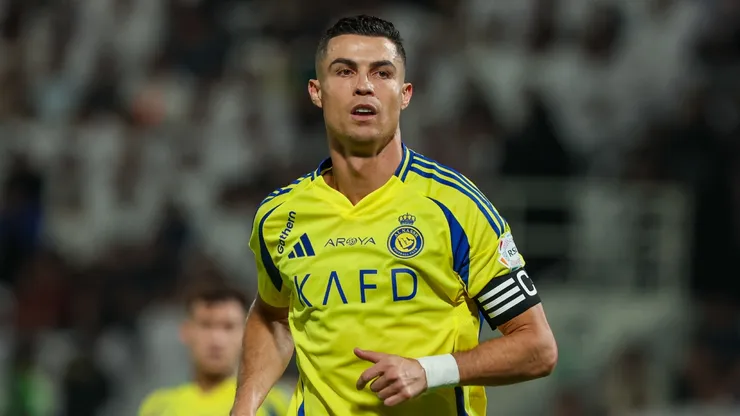 Cristiano Ronaldo, en el partido entre Al Nassr y Al Shabab.