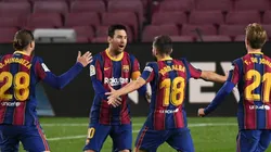 Messi en su última temporada en Barcelona.