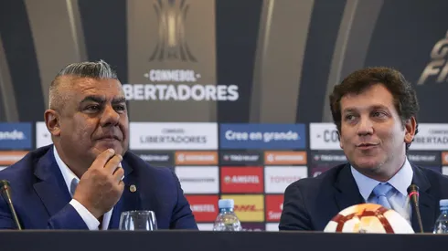 Alejandro Domínguez y Claudio Tapia en 2018.