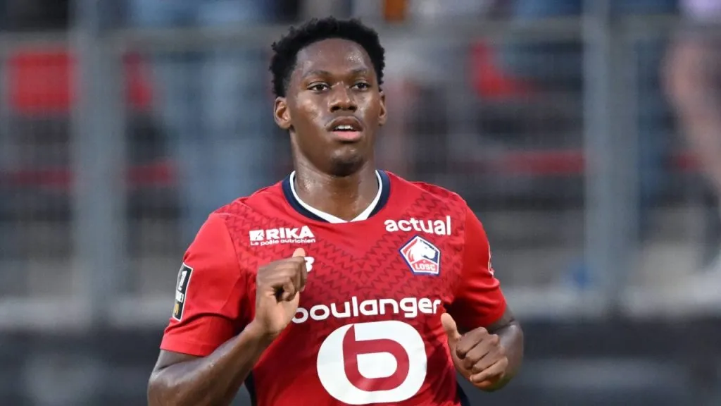 Jonathan David, delantero canadiense del Lille (IMAGO / ANP).