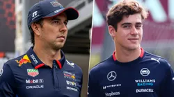 Checo Pérez, piloto de Red Bull, y Franco Colapinto, de Williams.