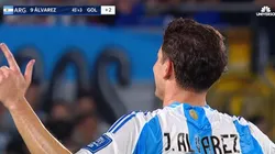 Julián Álvarez, figura ante Bolivia.