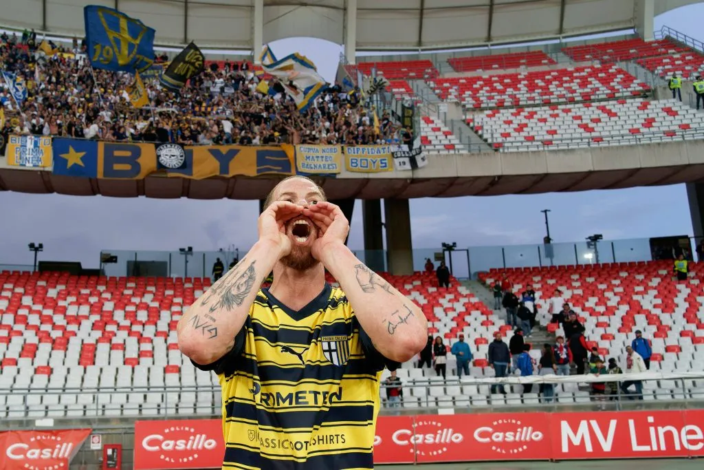 Ansaldi le puso fin a su carrera gritando dándole el ascenso a la Serie A al Parma (IMAGO)