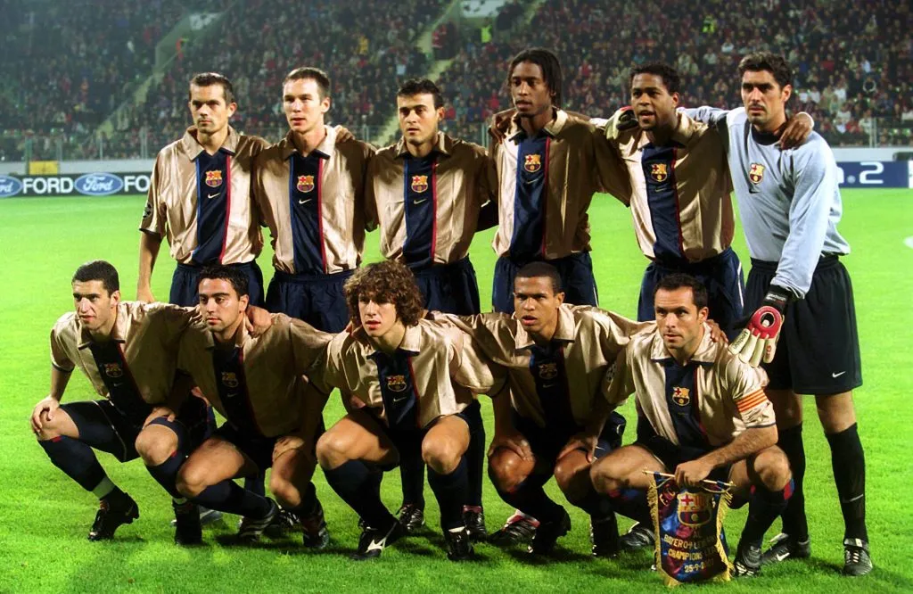 Fabio Rochemback compartió plantel con Puyol, Xavi, Kluivert y varias leyendas del Barcelona. IMAGO