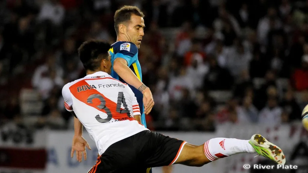 El gol de Kaprof a Sevilla. (Foto: Prensa River).