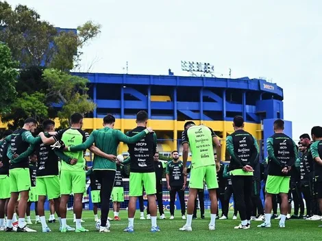 Los hinchas de River adelantaron el resultado de la Selección Argentina porque Bolivia se entrenó en Casa Amarilla