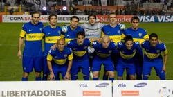 El plantel de Boca finalista de la Copa Libertadores 2012.