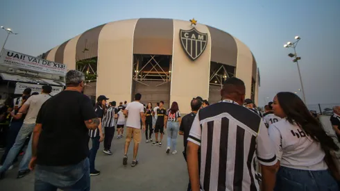 El estadio de Atlético Mineiro aguarda por el partido.