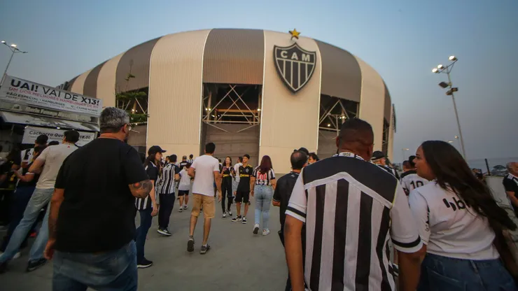 El estadio de Atlético Mineiro aguarda por el partido.