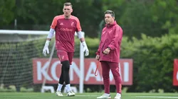 Franco Armani y Marcelo Gallardo