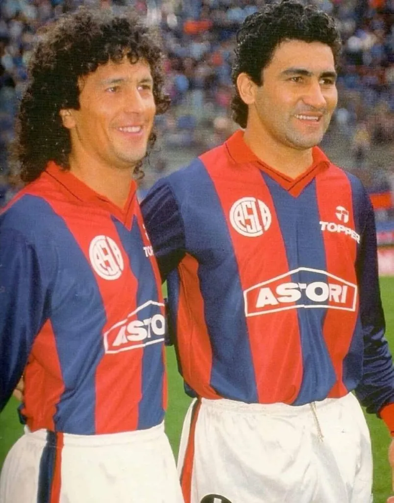 Gorosito y Acosta. (Foto: @SanLorenzo).