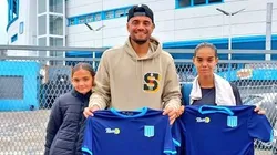 Sergio Romero con el Cilindro de fondo