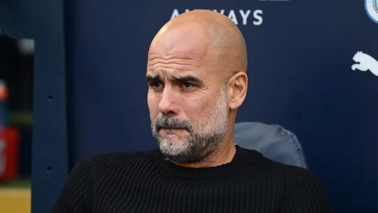 Pep Guardiola, el DT de Manchester City.