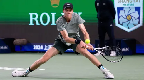 Jannik Sinner en acción.