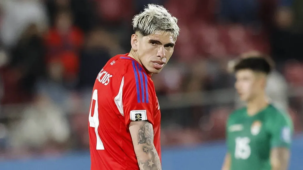 Carlos Palacios en la Selección de Chile.