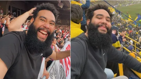 Morgan Mirabal en el Monumental y la Bombonera