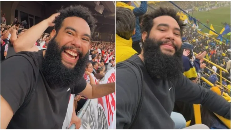 Morgan Mirabal en el Monumental y la Bombonera