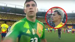 En Colombia hubo un gesto de Richard Ríos que valoraron con respecto a lo del Dibu Martínez.