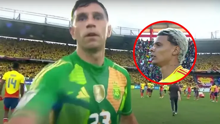 En Colombia hubo un gesto de Richard Ríos que valoraron con respecto a lo del Dibu Martínez.